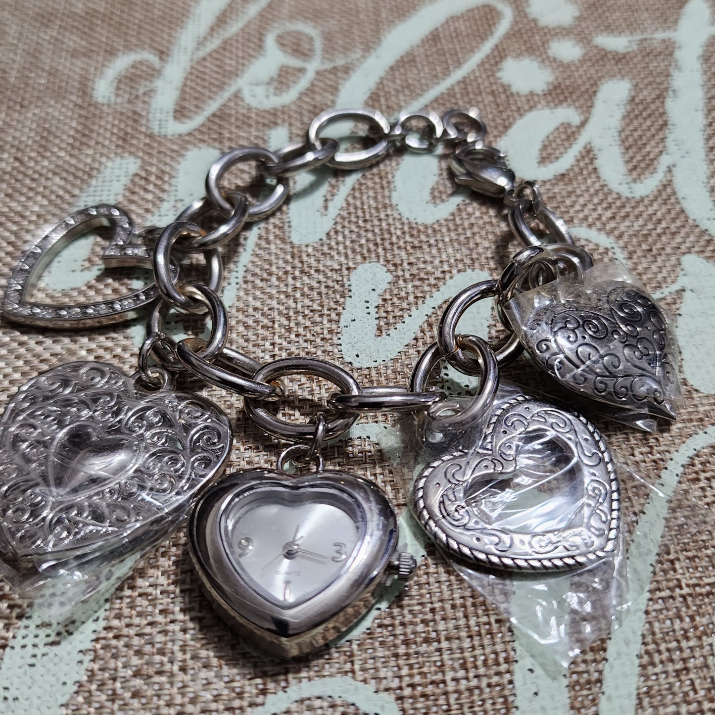 Charm Bracelet w/watch