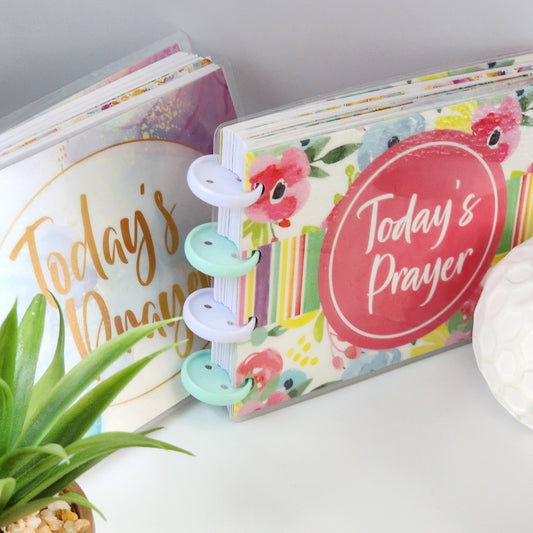 Handmade Discbound Prayer Notebook Journal
