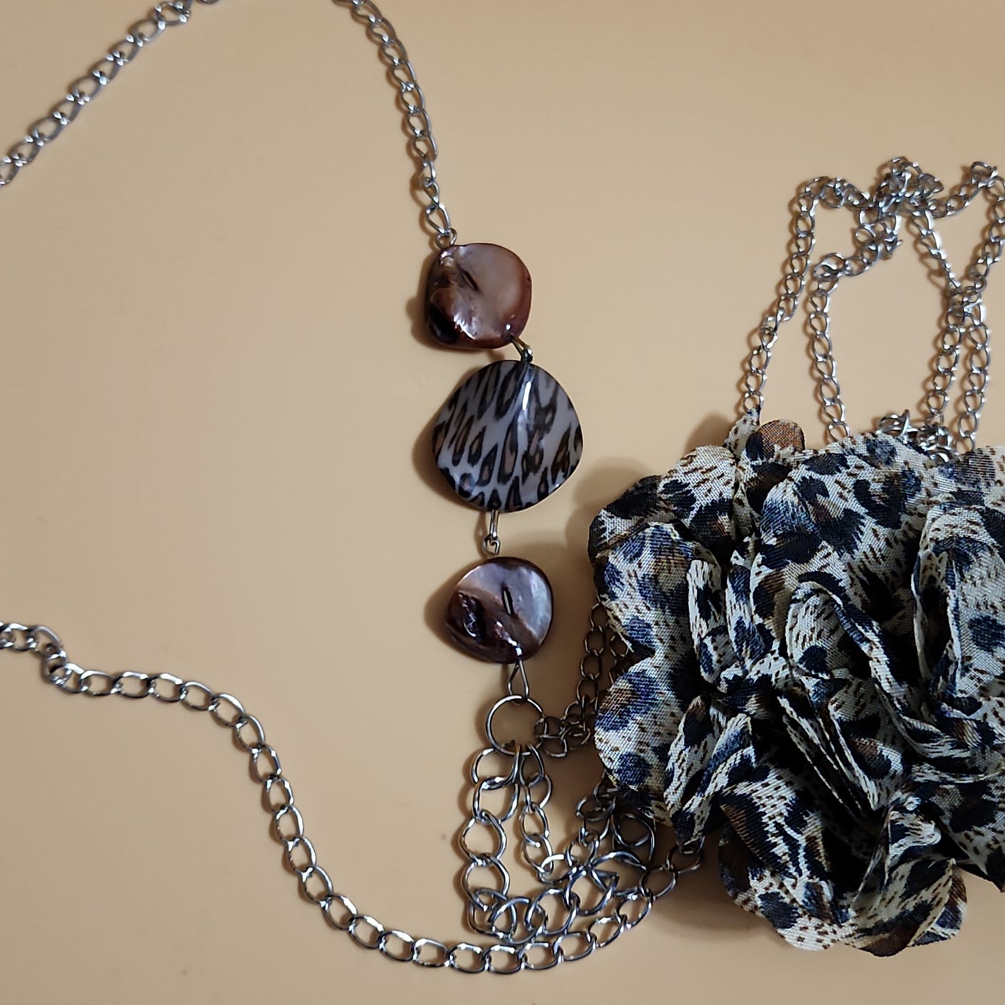 Mixed Media Chain Necklace