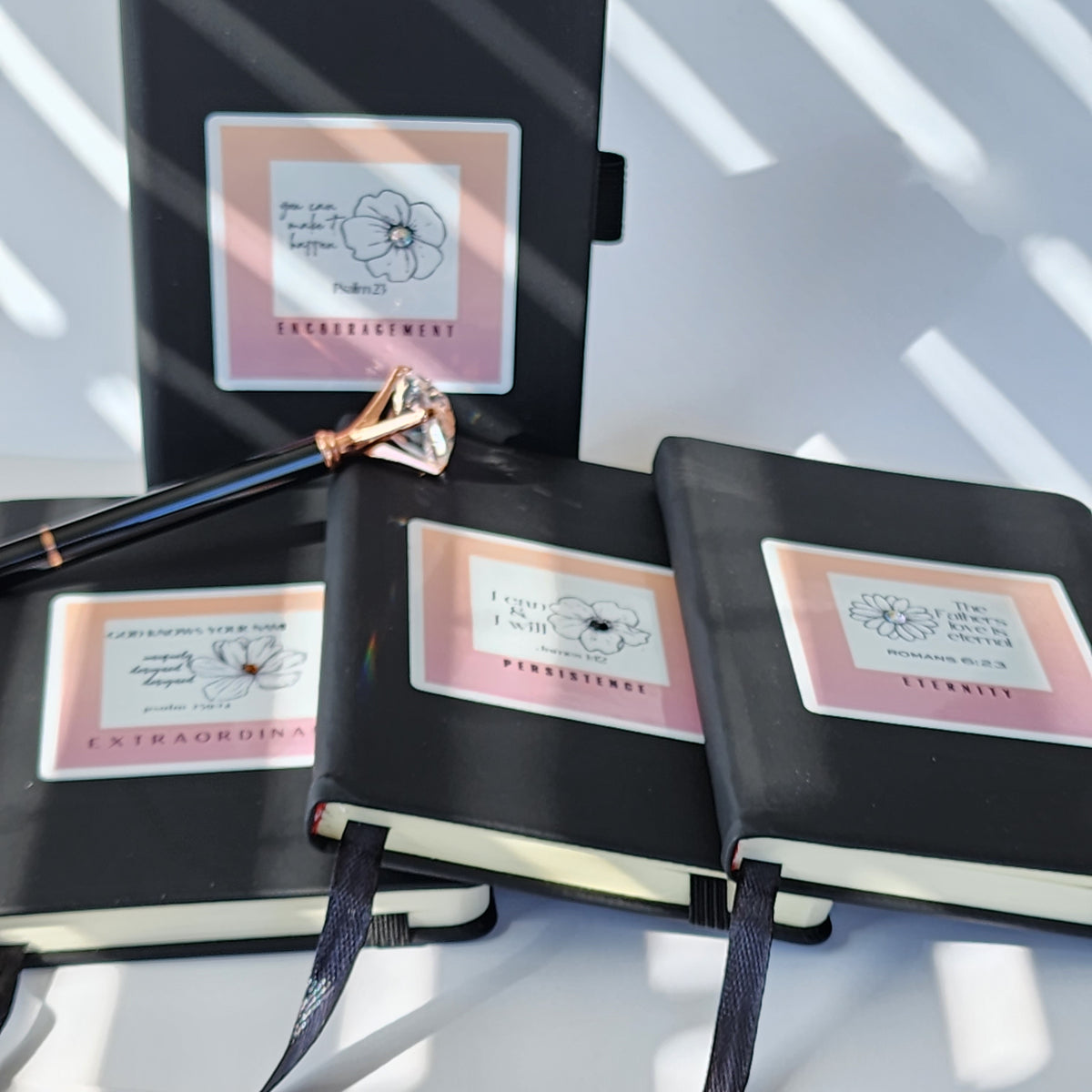 5Pc.Christian humor Mug/journal gift set