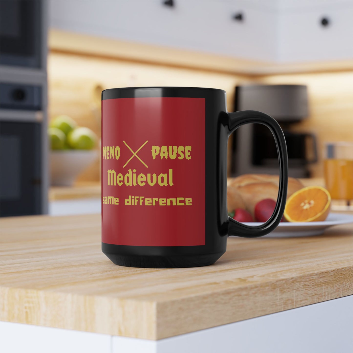 Black Mug, 15oz