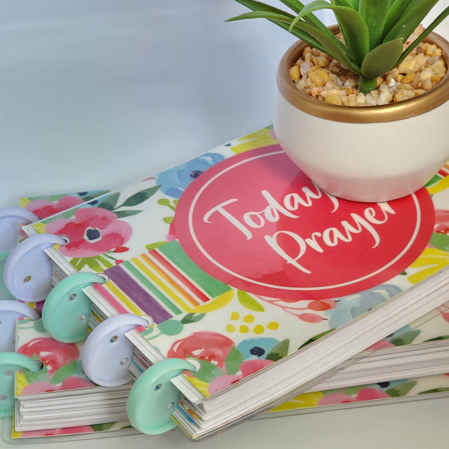 Handmade Discbound Prayer Notebook Journal