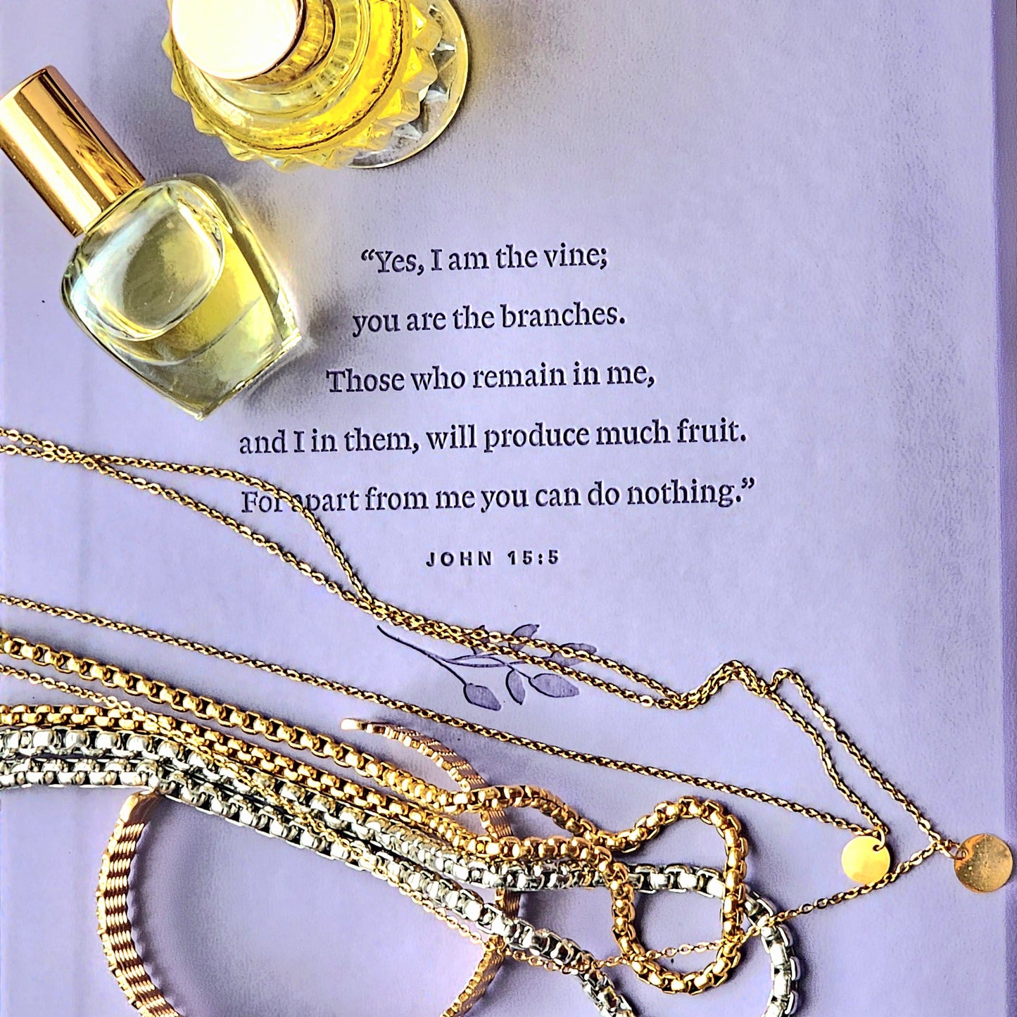 4pc. Fragrance & Jewelry Collaboration