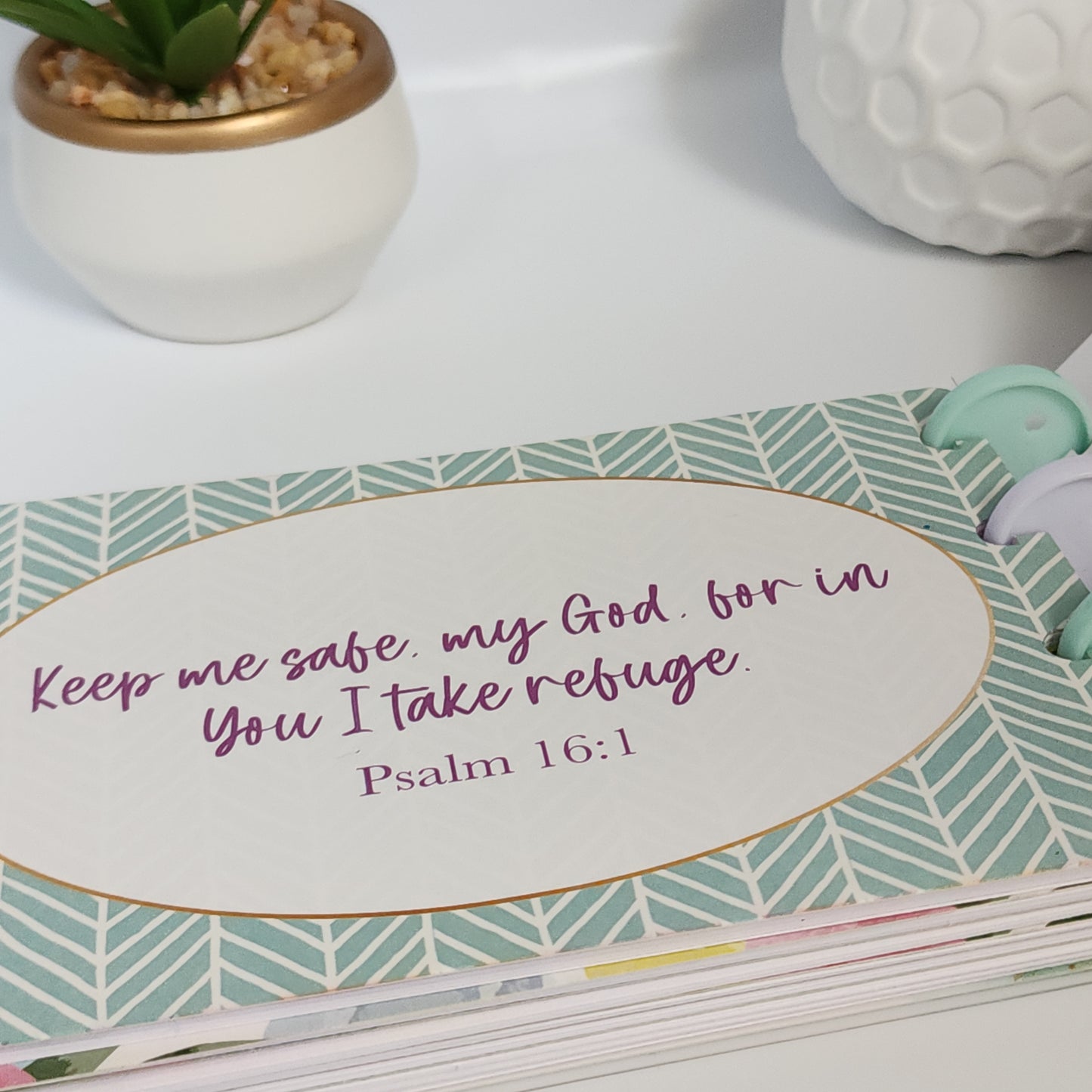 Handmade Discbound Prayer Notebook Journal