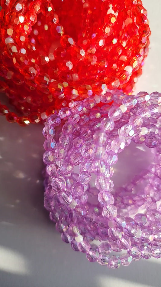 Colorful Beaded Stretch Bracelet