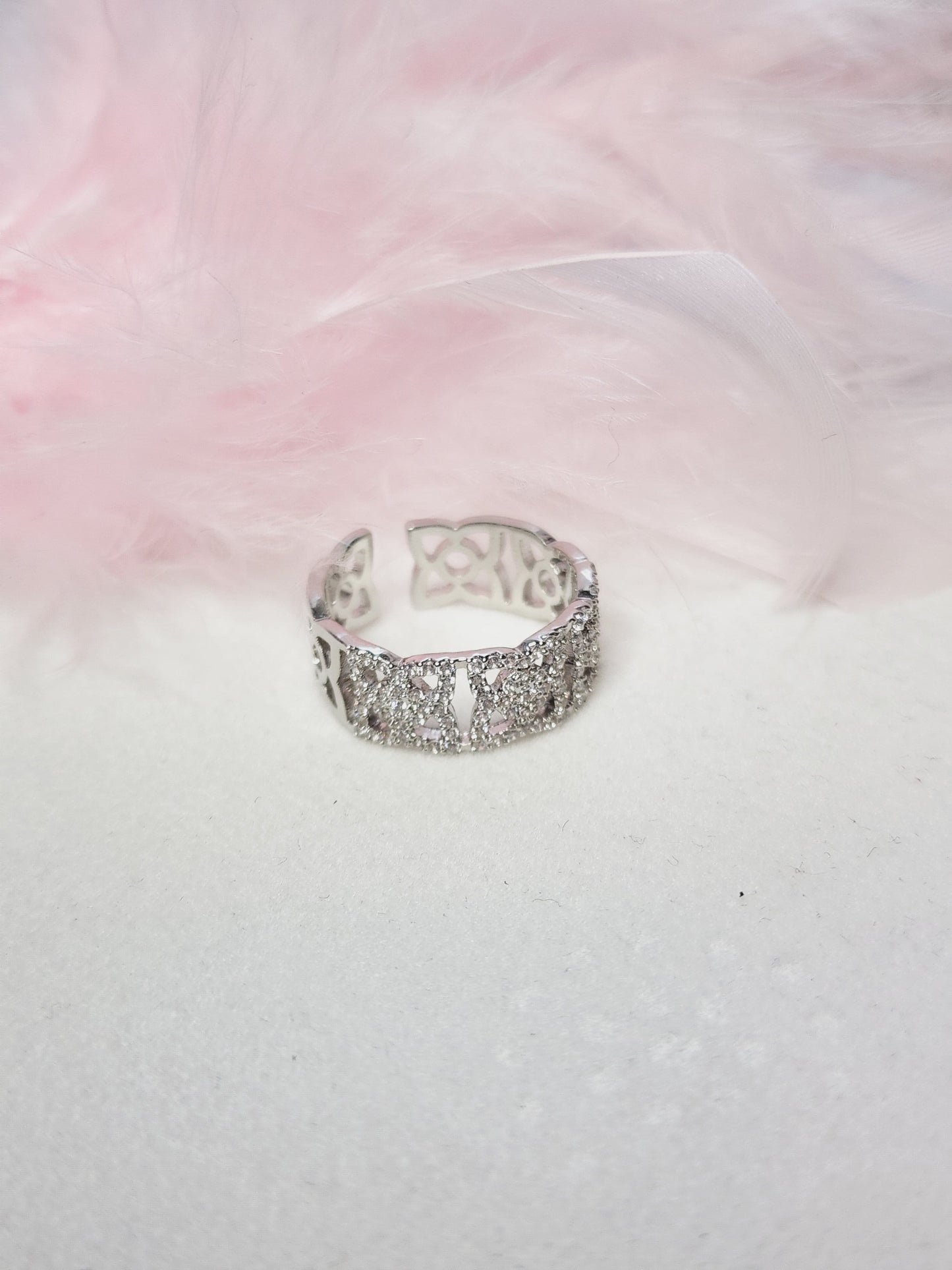 Open adjustable fashion rings
