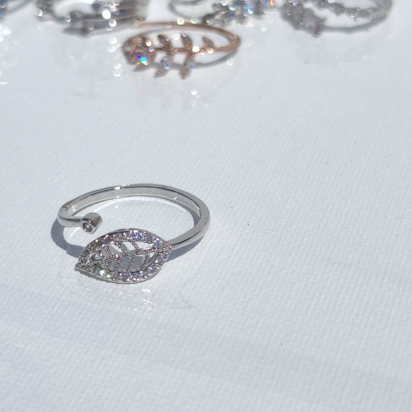 Open adjustable fashion rings