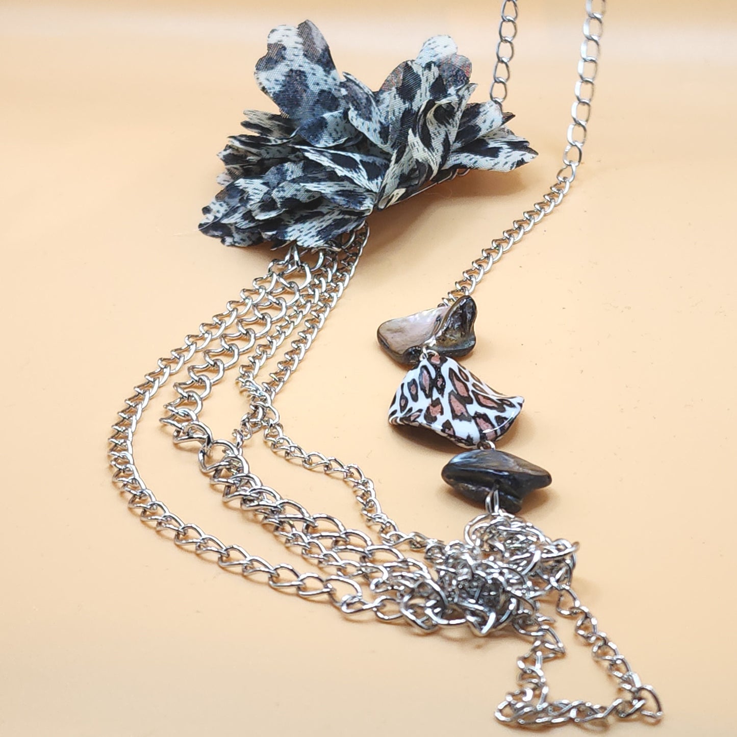 Mixed Media Chain Necklace
