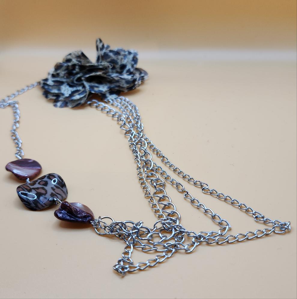 Mixed Media Chain Necklace