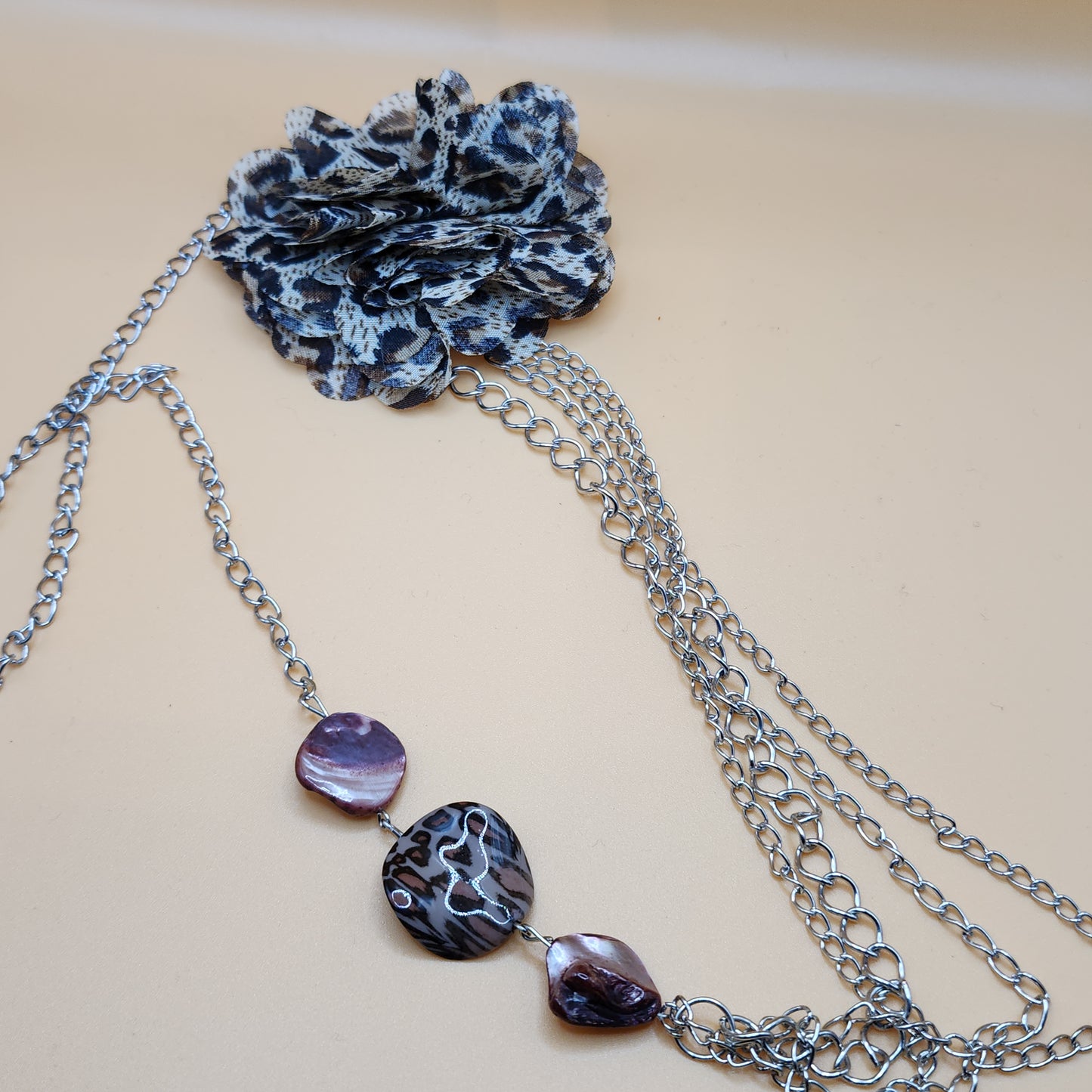 Mixed Media Chain Necklace