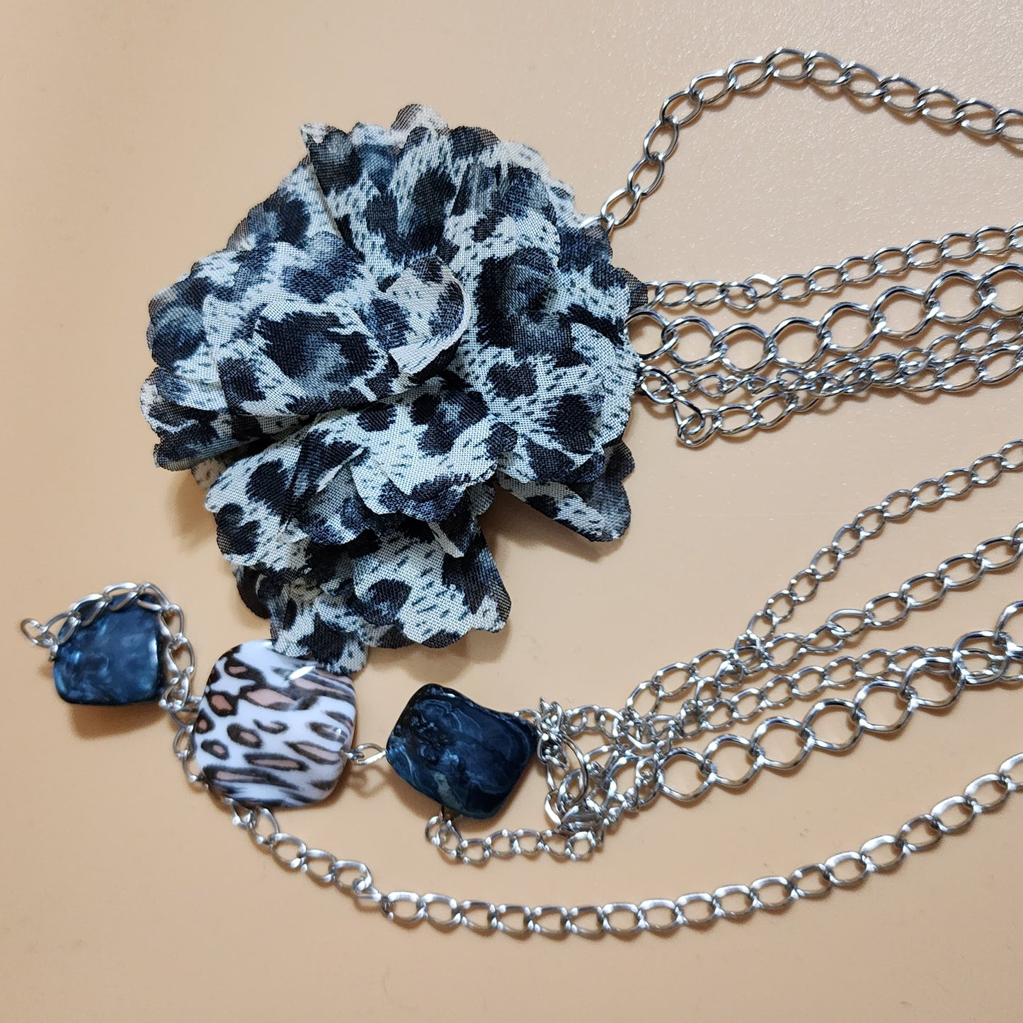 Mixed Media Chain Necklace