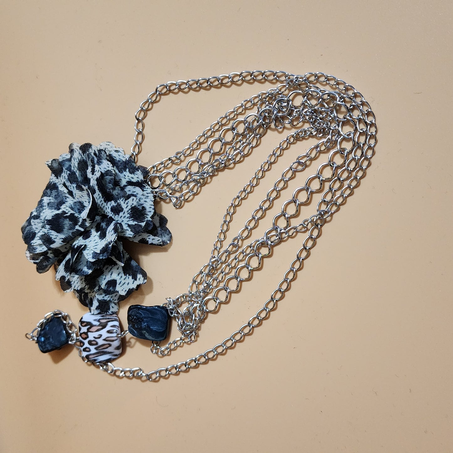 Mixed Media Chain Necklace