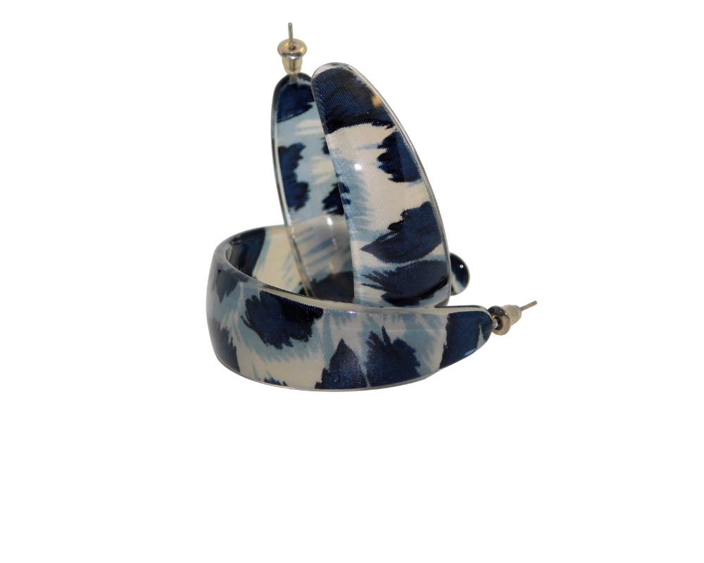 Animal print earrings