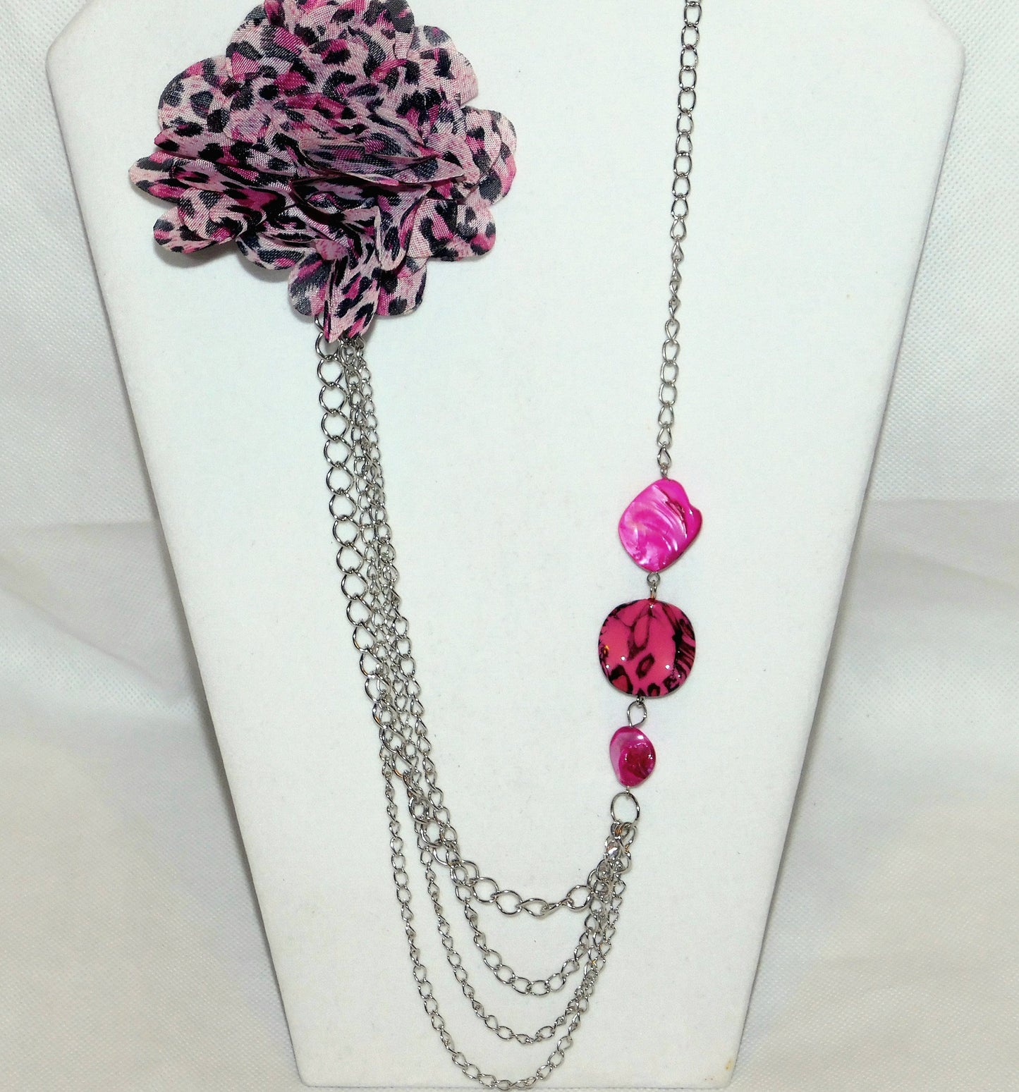 Mixed Media Chain Necklace